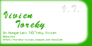 vivien toreky business card